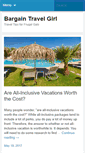 Mobile Screenshot of bargaintravelgirl.com